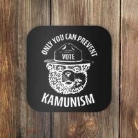 Only You Can Prevent Kamunism Vote Coaster thumb 0