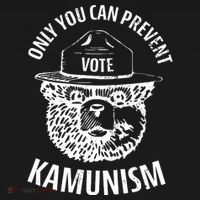 Only You Can Prevent Kamunism Vote Coaster thumb 2
