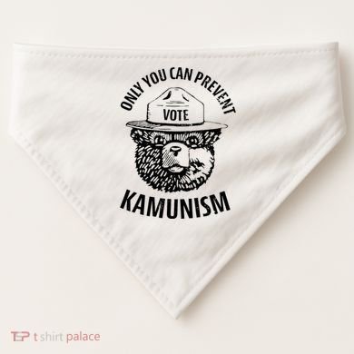 Only You Can Prevent Kamunism Vote USA-Made Doggie Bandana