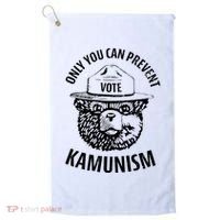 Only You Can Prevent Kamunism Vote Golf Towel thumb 0
