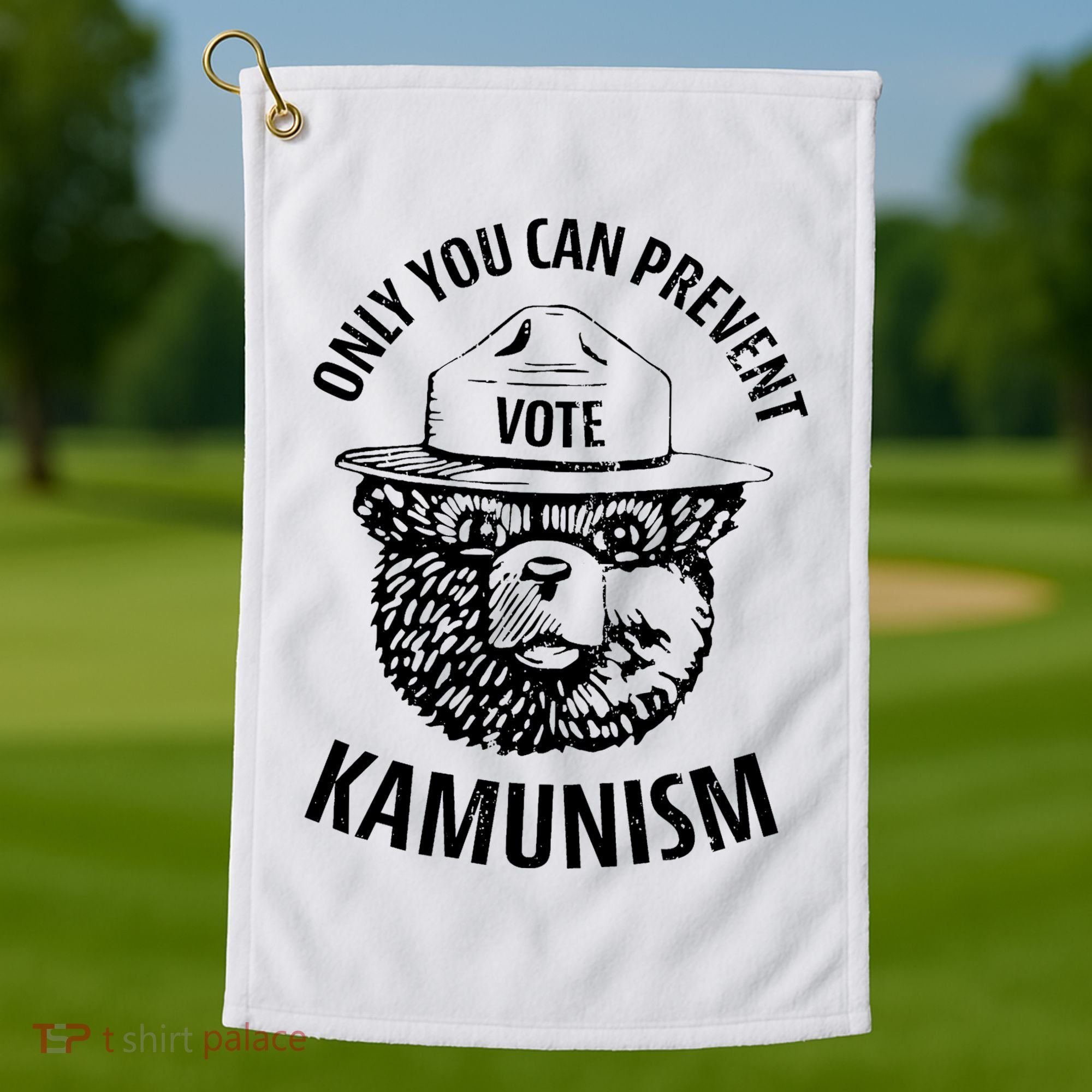 Only You Can Prevent Kamunism Vote Golf Towel