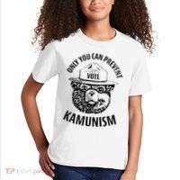 Only You Can Prevent Kamunism Vote Kids T-Shirt thumb 2