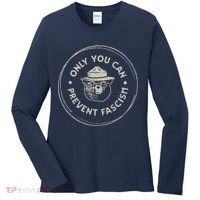 Only You Can Prevent Fascism Women's Long Sleeve Shirt thumb 0