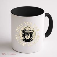 Only You Can Prevent Fascism Bear Coffee Mug thumb 1