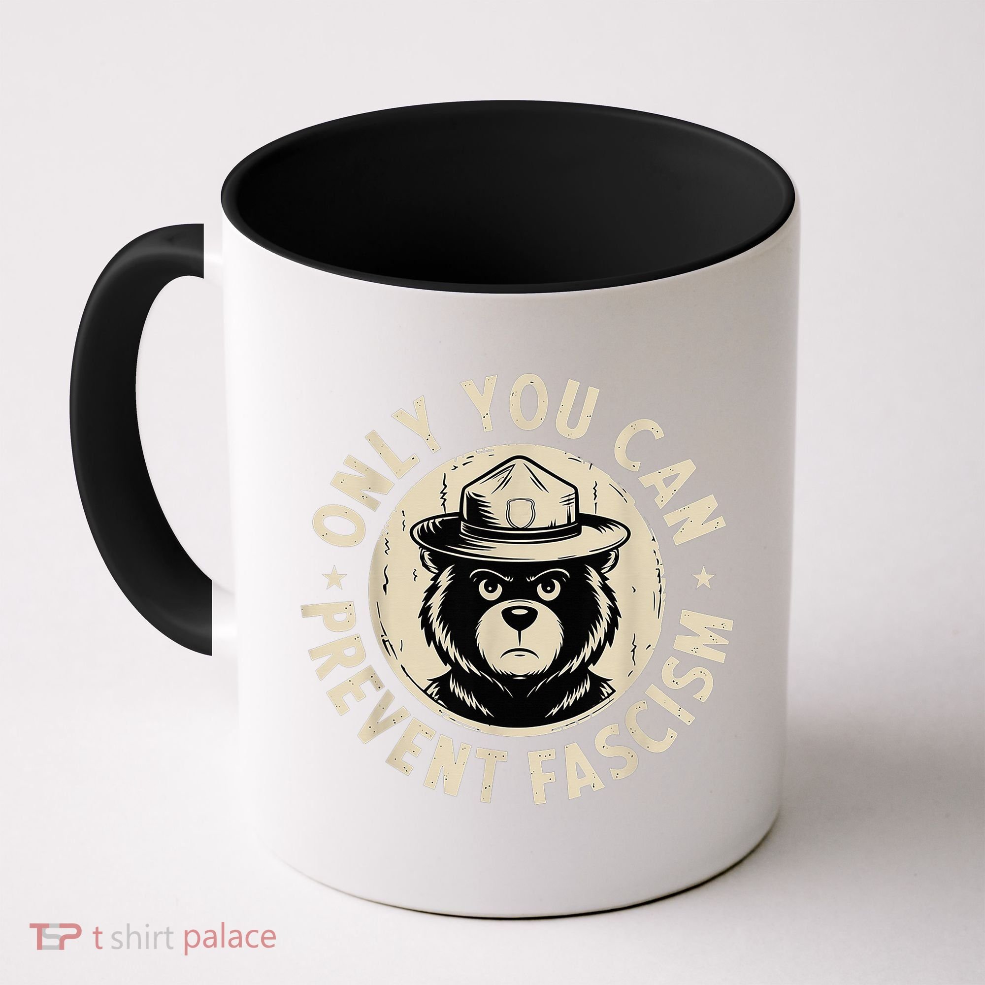 Only You Can Prevent Fascism Bear Coffee Mug