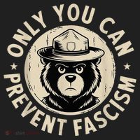 Only You Can Prevent Fascism Bear Tumbler thumb 3