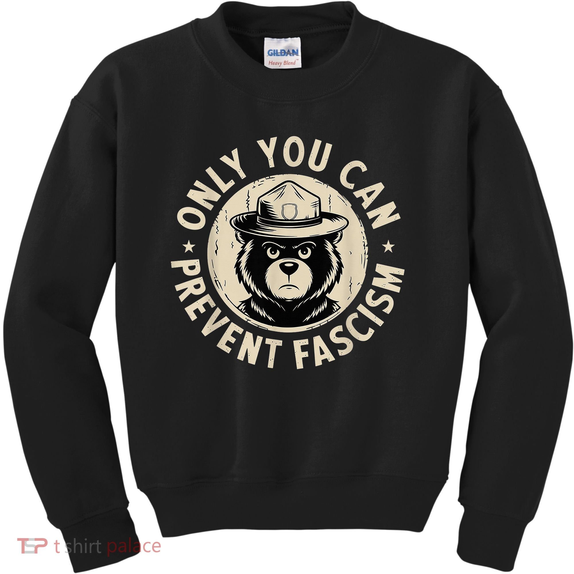 Only You Can Prevent Fascism Bear Kids Sweatshirt