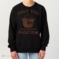 Only You Can Prevent Fascism Bear Women's Sweatshirt thumb 0