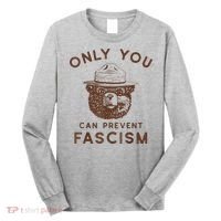 Only You Can Prevent Fascism Bear Long Sleeve Shirt thumb 0