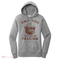 Only You Can Prevent Fascism Bear Women's Hoodie thumb 0