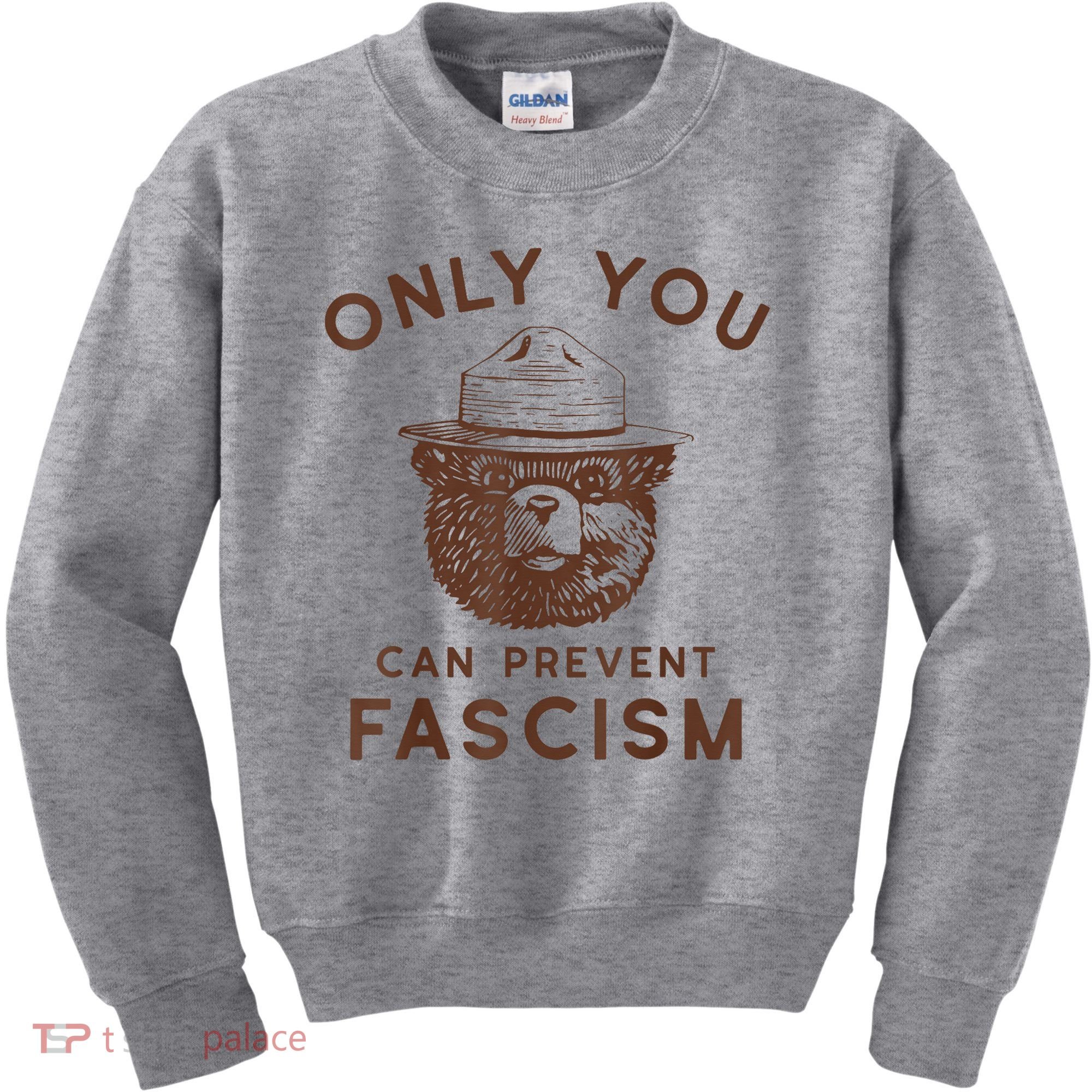 Only You Can Prevent Fascism Bear Kids Sweatshirt