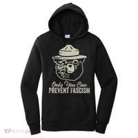 Only You Can Prevent Fascism Bear Resist National Parks Women's Hoodie thumb 0