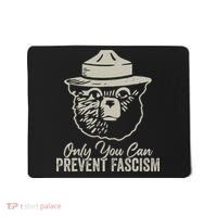 Only You Can Prevent Fascism Bear Resist National Parks Mousepad thumb 0