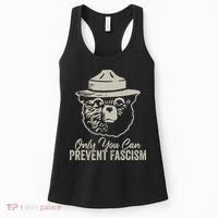 Only You Can Prevent Fascism Bear Resist National Parks Women's Tank Top thumb 0