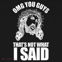 Omg You Guys That Not What I Said Funny Jesus Coaster thumb 2