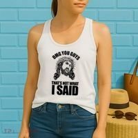 Omg You Guys That Not What I Said Funny Jesus Women's Tank Top thumb 2