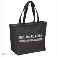 Once You Go Asian You Never Go Caucasian Tote Bag thumb 2