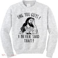 Omg You Guys I Never Said That Funny Sarcastic Quote Kids Sweatshirt thumb 0