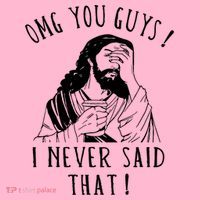 Omg You Guys I Never Said That Funny Sarcastic Quote Coaster thumb 2