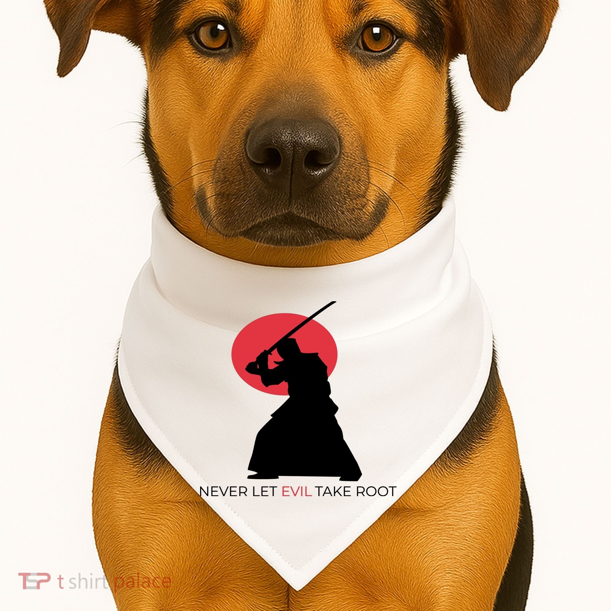 Otoya Yamaguchi Never Let Evil Take Root USA-Made Doggie Bandana