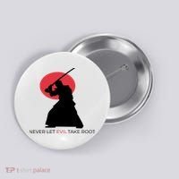 Otoya Yamaguchi Never Let Evil Take Root Button thumb 0