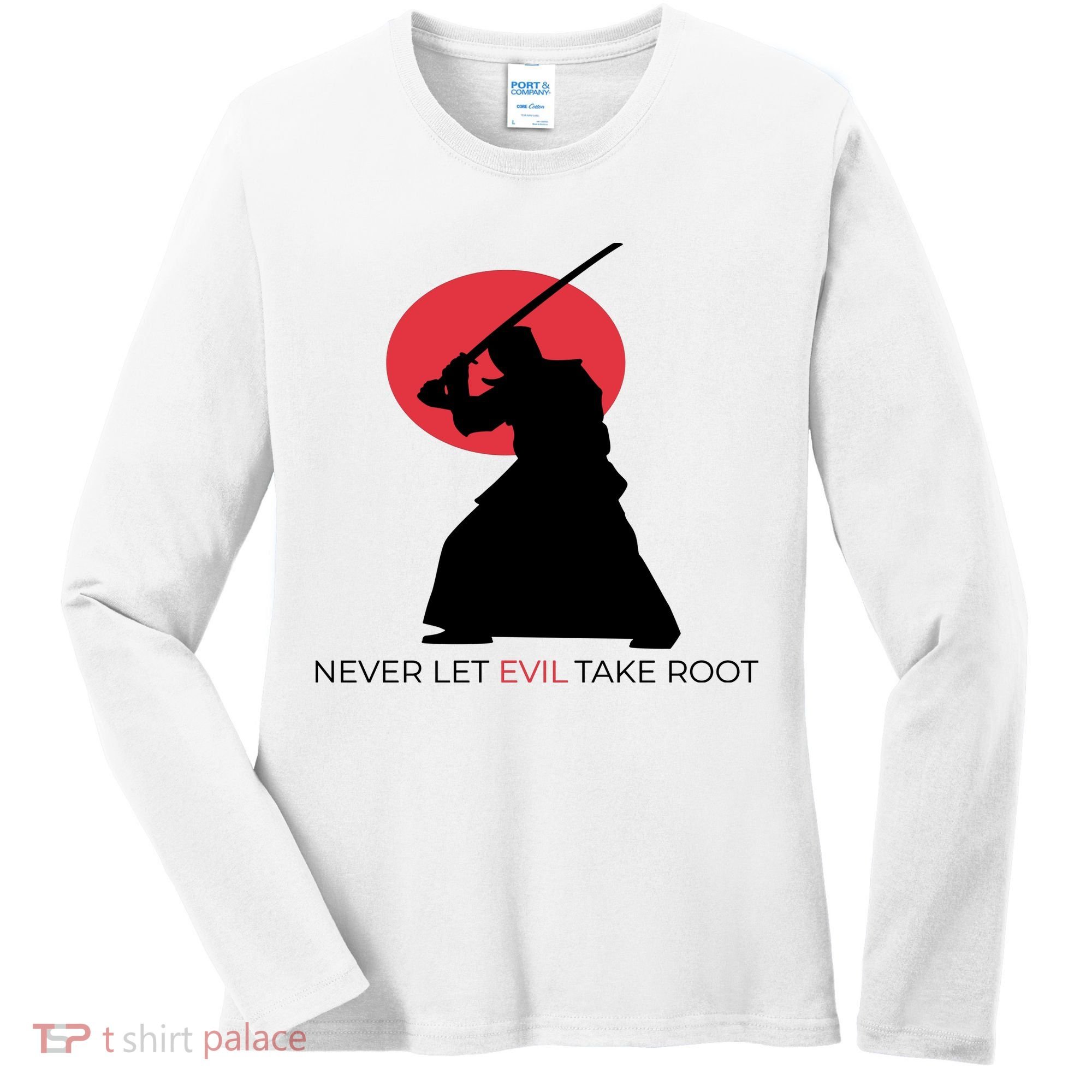 Otoya Yamaguchi Never Let Evil Take Root Women's Long Sleeve Shirt