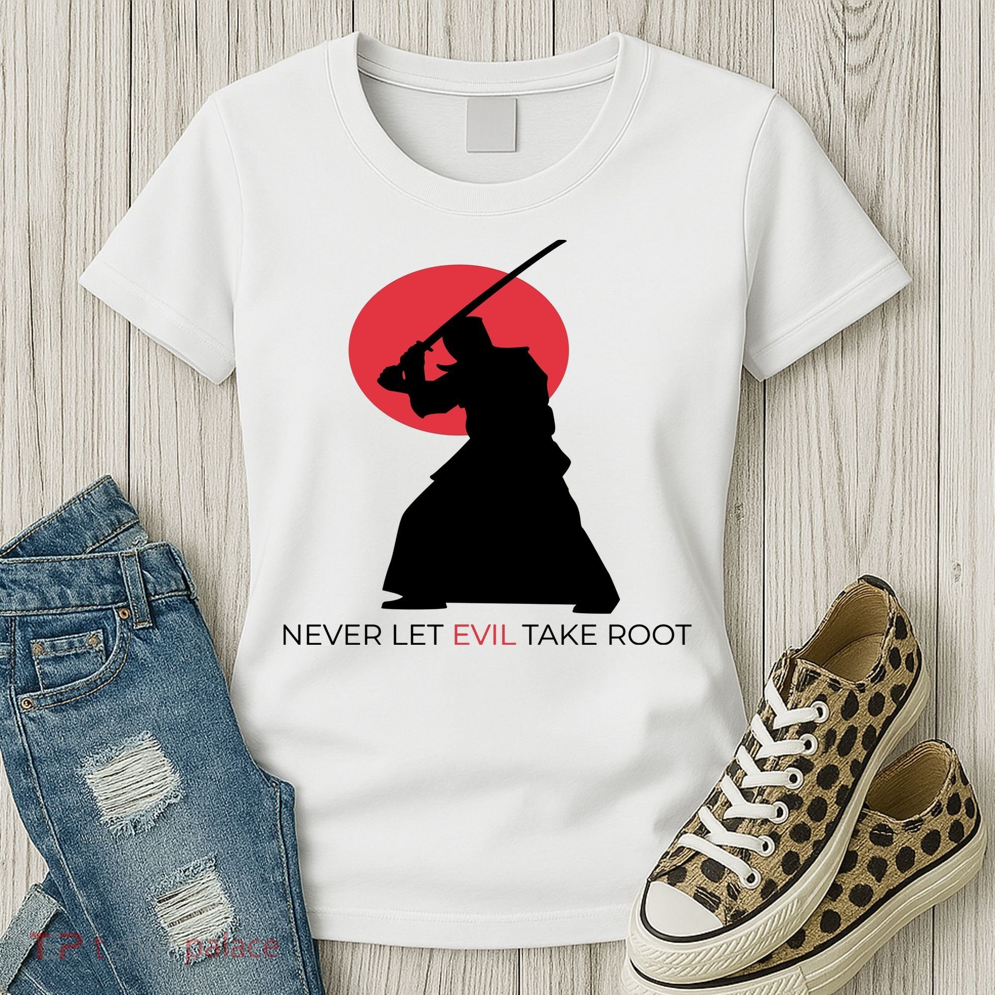Otoya Yamaguchi Never Let Evil Take Root Women's T-Shirt