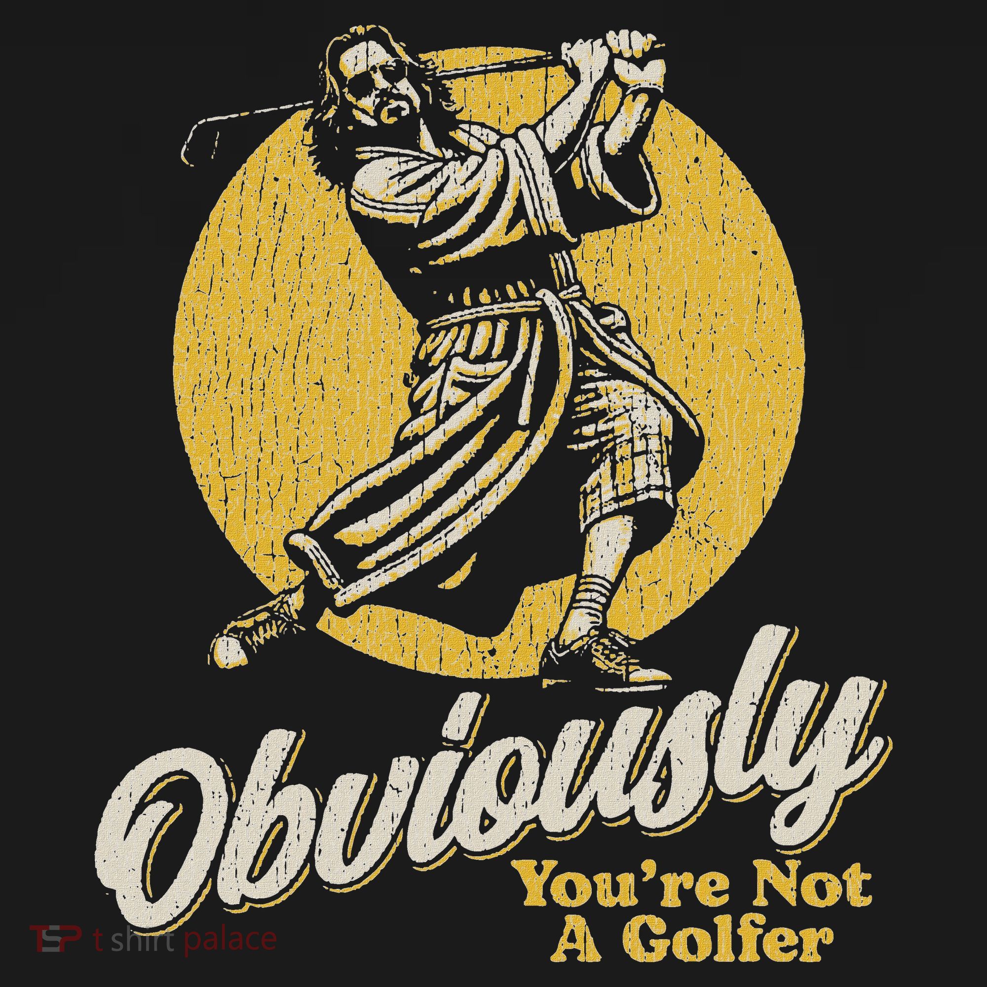 Obviously YouRe Not A Golfer Funny Dude Retro Women's Tank Top