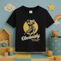 Obviously YouRe Not A Golfer Funny Dude Retro Toddler T-Shirt thumb 3