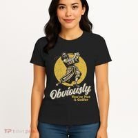 Obviously YouRe Not A Golfer Funny Dude Retro Women's T-Shirt thumb 4