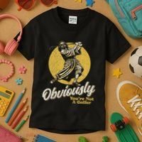 Obviously YouRe Not A Golfer Funny Dude Retro Kids T-Shirt thumb 3