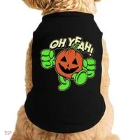 Oh Yeah! Pumpkin Man Doggie Tank thumb 0
