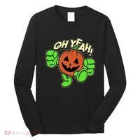 Oh Yeah! Pumpkin Man Long Sleeve Shirt thumb 0