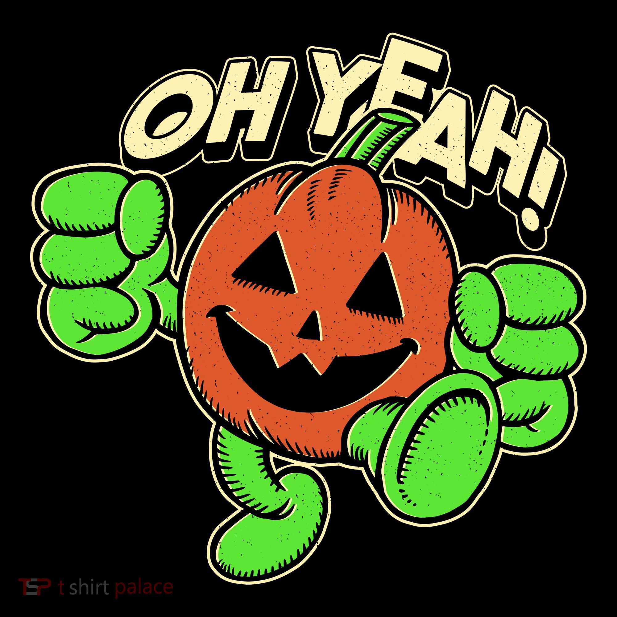 Oh Yeah! Pumpkin Man Long Sleeve Shirt