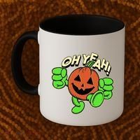Oh Yeah! Pumpkin Man Coffee Mug thumb 2