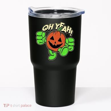 Oh Yeah! Pumpkin Man Tumbler