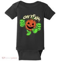 Oh Yeah! Pumpkin Man Baby Bodysuit thumb 0
