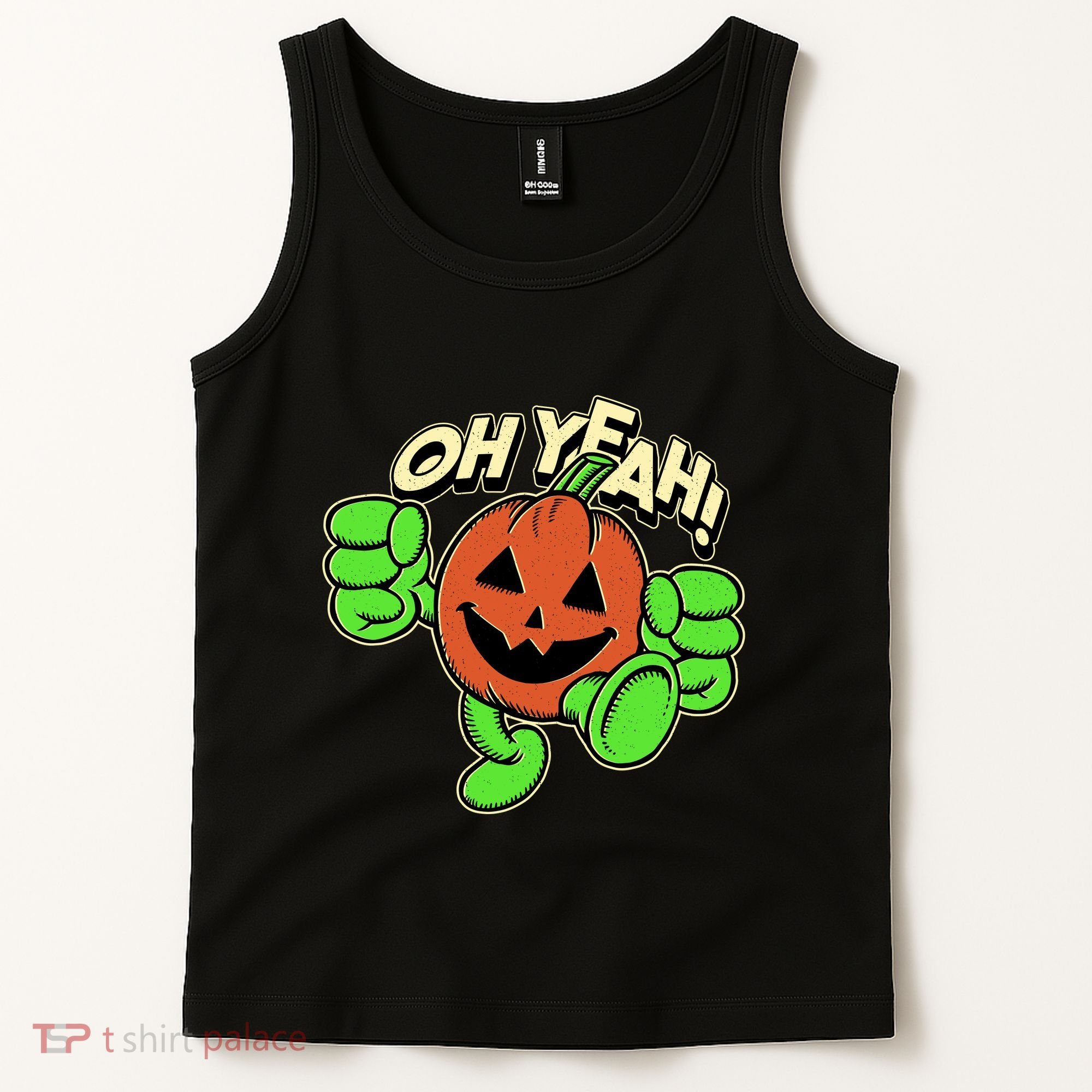 Oh Yeah! Pumpkin Man Tank Top