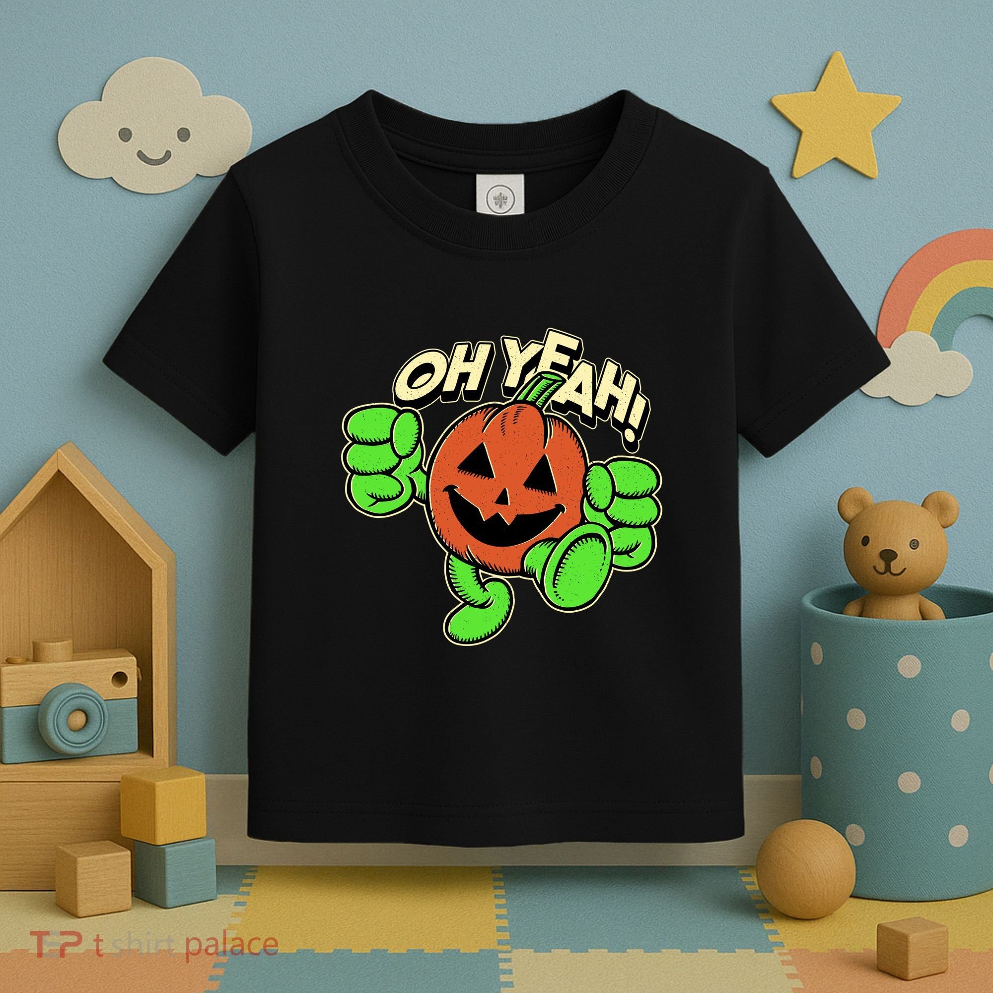 Oh Yeah! Pumpkin Man Toddler T-Shirt