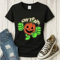 Oh Yeah! Pumpkin Man Women's T-Shirt thumb 3