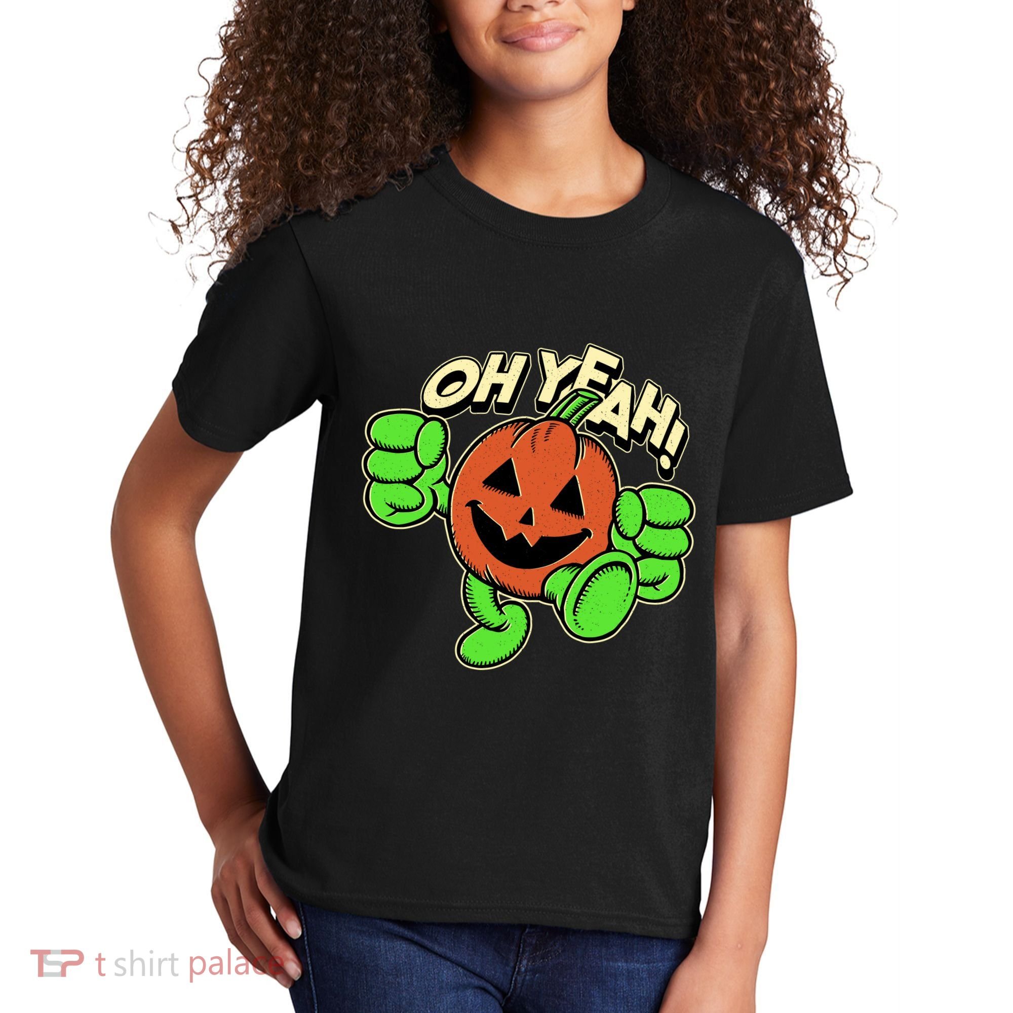 Oh Yeah! Pumpkin Man Kids T-Shirt