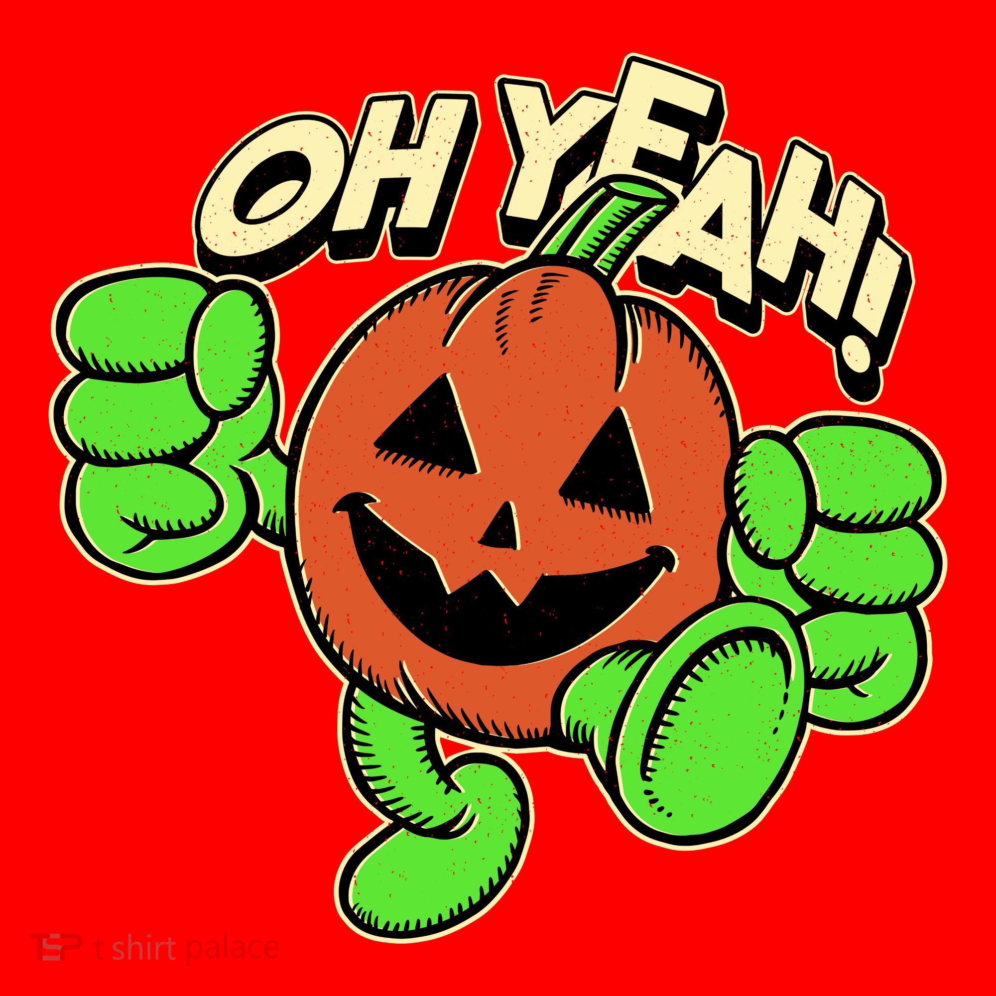 Oh Yeah! Pumpkin Man Santa Hat