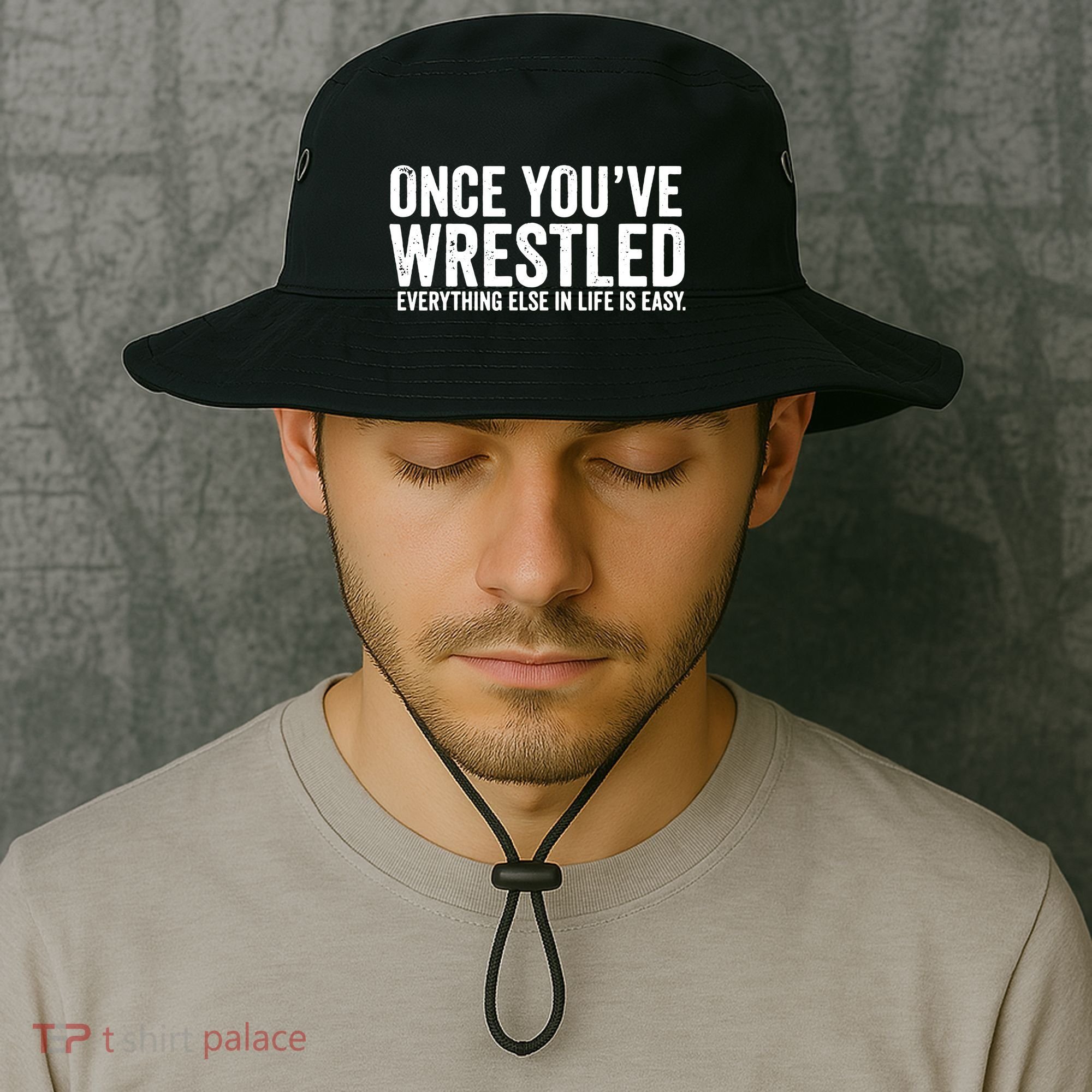 Once You Wrestle Bucket Hat