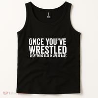 Once You Wrestle Tank Top thumb 2