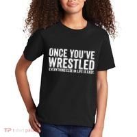 Once You Wrestle Kids T-Shirt thumb 2