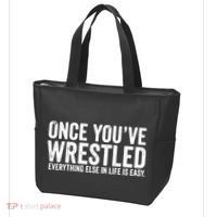 Once You Wrestle Tote Bag thumb 3