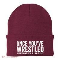 Once You Wrestle Beanie thumb 0