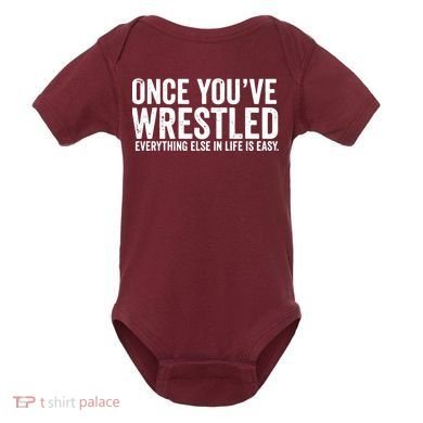 Once You Wrestle Baby Bodysuit