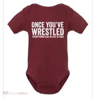 Once You Wrestle Baby Bodysuit thumb 0