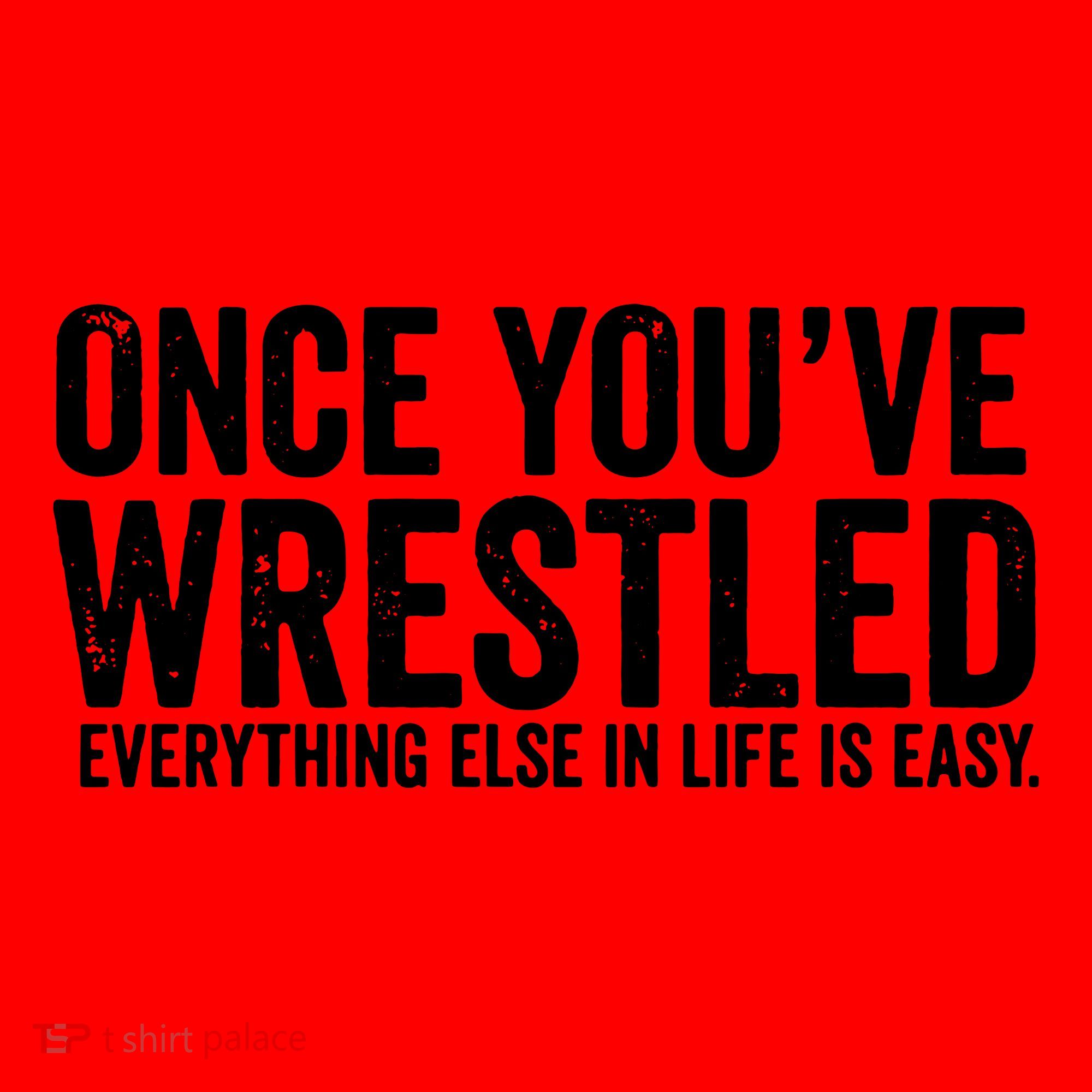 Once You Wrestle Santa Hat